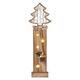 Vánoční dřevěný LED strom 48cm, 2x AA, časovač - 1/4