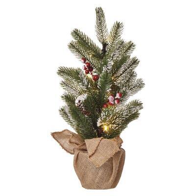 Vánoční dekorativní LED stromek zasněžený 52cm - 1