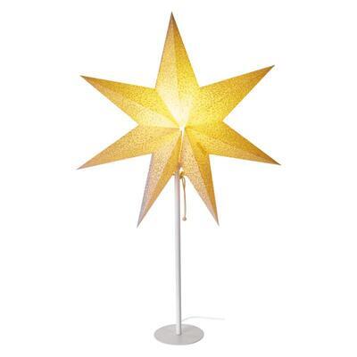 Vánoční svícen Hvězda 67cm Bílá/stříbrná - 1