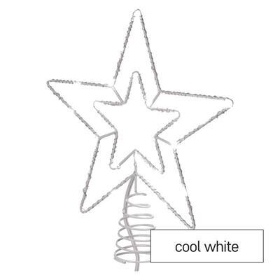Spojovací Standard LED vánoční hvězda, 28cm, CW - 1