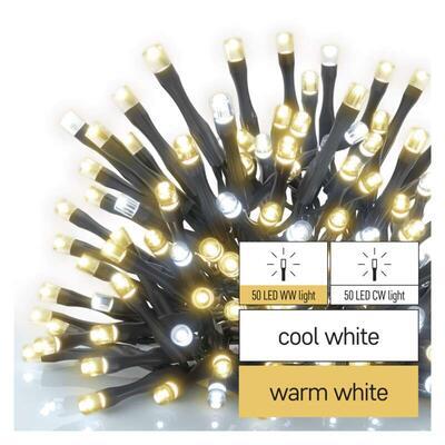 Spojovací LED řetěz Standard 5m IP44 WW/CW - 1