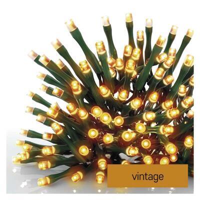 LED vánoční řetěz, Vintage, IP44, 8m, časovač - 1