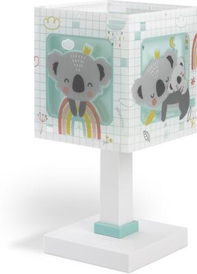 Dětská stolní lampička Koala, zelená - 1