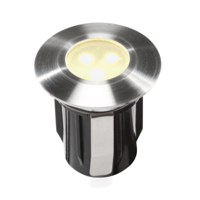 Venkovní zápustné LED svítidlo Alpha, teplá bílá - 1