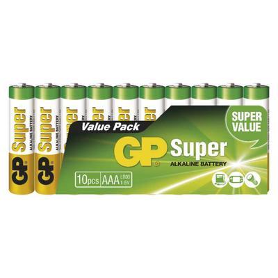 Alkalická baterie GP Super AAA 10ks - 1