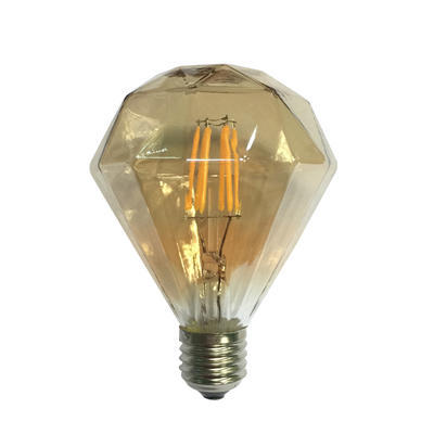 LED žárovka Filament Con E27 6W, Jantar - 1