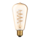 LED žárovka Filament spiral Edison E27 6W, Jantar - 1/2