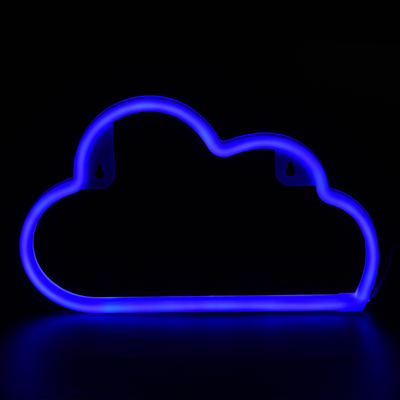 Nástěnná LED dekorace Neon Cloud Modrá