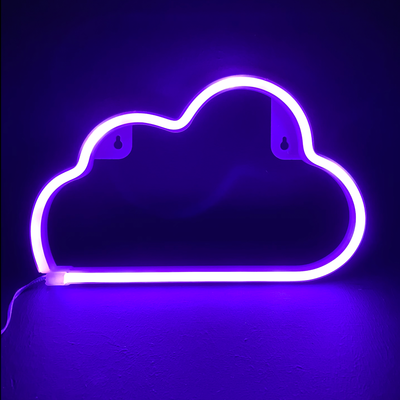 Nástěnná LED dekorace Neon Cloud Fialová