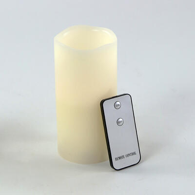 Dekorativní LED svíčka 15cm, dálkové ovládání