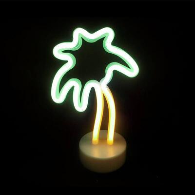 Stolní LED dekorace Neon Palm
