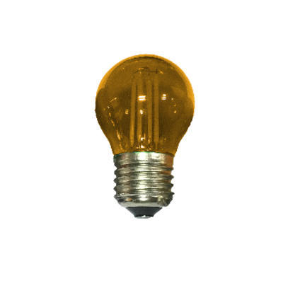 Filament LED žárovka E27 4W, Oranžová