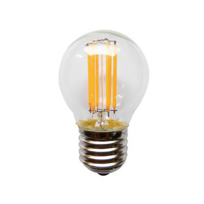 LED žárovka Filament Ball E27 6W, denní bílá - NW