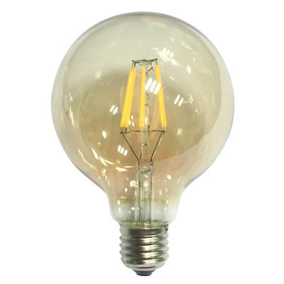 LED žárovka Filament Globe E27 O125 6W Stmívatelná