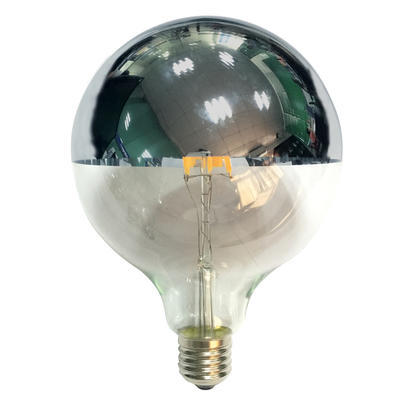 Vintage zrcadlová LED žárovka E27 O125,stmívatelná - 1
