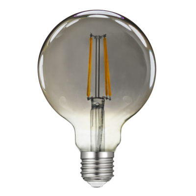 LED žárovka filament Globe o95 E27 8W stmívatelná