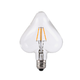 LED žárovka Filament Heart E27 6W, čirá - 1/2