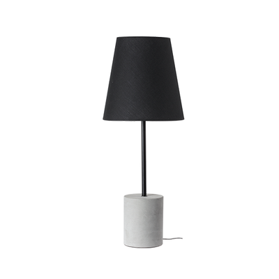 Stolní lampa Cement 1, černá - 1