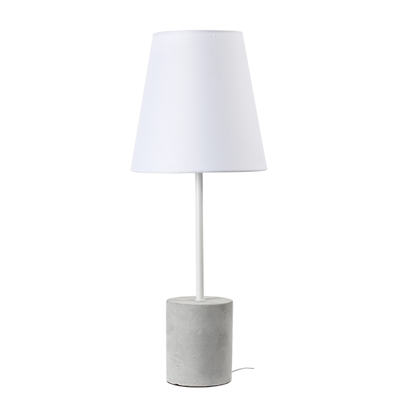 Stolní lampa Cement 1, bílá - 1