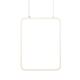 Závěsné LED svítidlo Symetria 4, bílá - 1/2