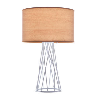 Stolní lampa Mesh, dřevo - 1