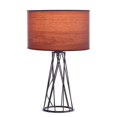 Stolní lampa Mesh, třešňové dřevo - 1