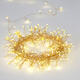 Zlatý LED nano řetěz - ježek 2,5m WW 3xAA - 1/2