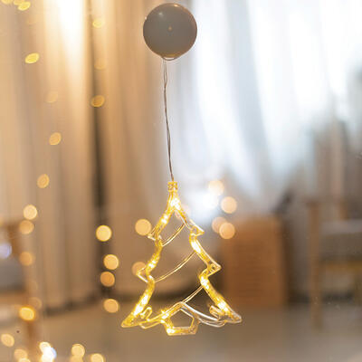 Vánoční LED stromek s přísavkou