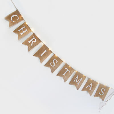 Vánoční LED banner Christmas