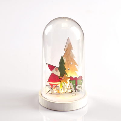 Vánoční dekorativní LED zátiší Santa - 2xAAA