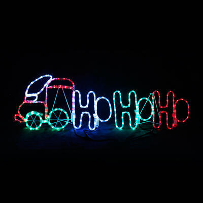 Vánoční venkovní LED dekorace Hohoho