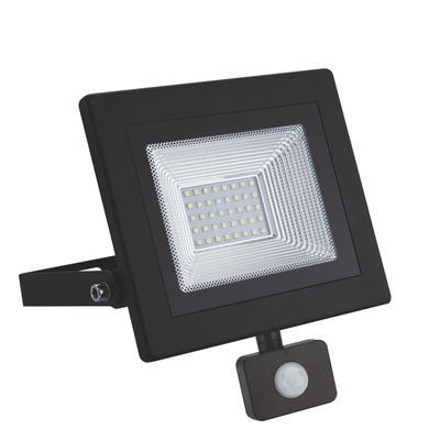 LED reflektor 30W s pohybovým čidlem - černý - 1
