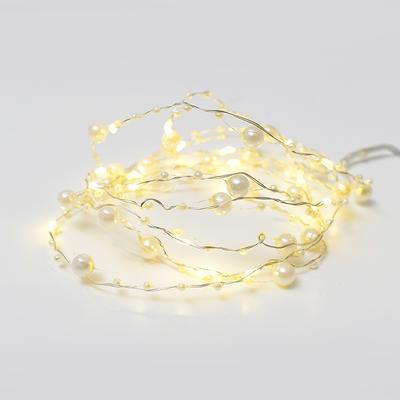 Vánoční LED řetěz Perly - WW - 2m