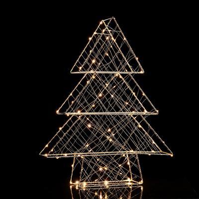 Venkovní vánoční LED dekorace Stromek 3D - 60cm