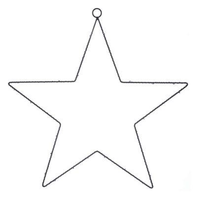 Vánoční dekorativní Hvězda Silueta s časovačem - 1