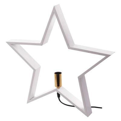 Vánoční dekorativní lampa Hvězda 2 - bílá - 1
