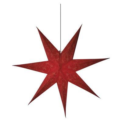 Vánoční papírová Hvězda 75cm - červená - 1