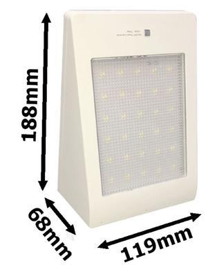 Venkovní solární LED svítidlo Muro - bílé, Studená bílá - CW - 2