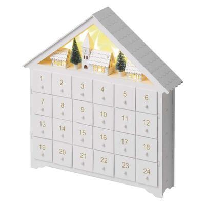 Vánoční adventní LED kalendář, 2x AA, časovač - 2