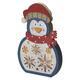 Vánoční dřevěný LED tučňák, 30cm, 2x AAA, časovač - 2/6