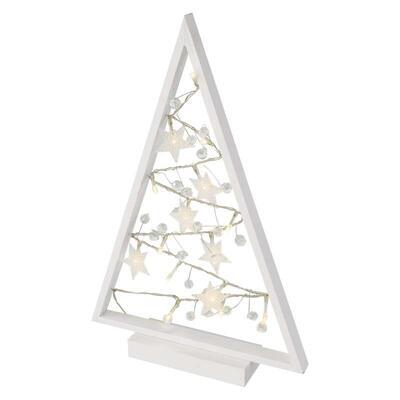 Vánoční LED dekorace Stromek 40cm 2xAA WW časovač - 2