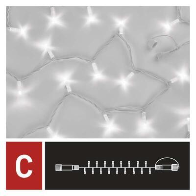Profi LED spojovací řetěz 10m CW IP44 bílý - 2