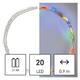 LED nano řetěz stříbrný Barvy 1,9m časovač - 2/7