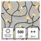 LED vánoční řetěz, WW. IP44, 50m, časovač - 2/7