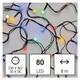 LED vánoční řetěz kuličky barevné 8 módů IP44 8m  - 2/7