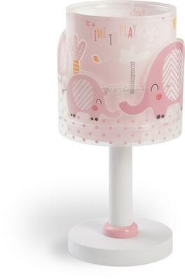 Dětská stolní lampička Little Elephant, růžová - 2