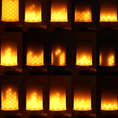 LED žárovka Flame - imitace plamene - 2