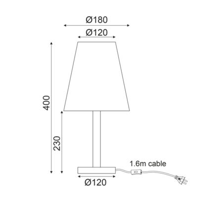Stolní lampa Simple - 2
