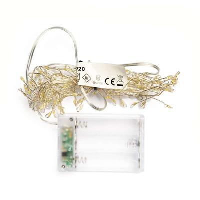 LED nano řetěz – ježek WW 2,4m časovač - 2