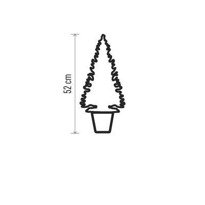 Vánoční dekorativní LED stromek zasněžený 52cm - 3